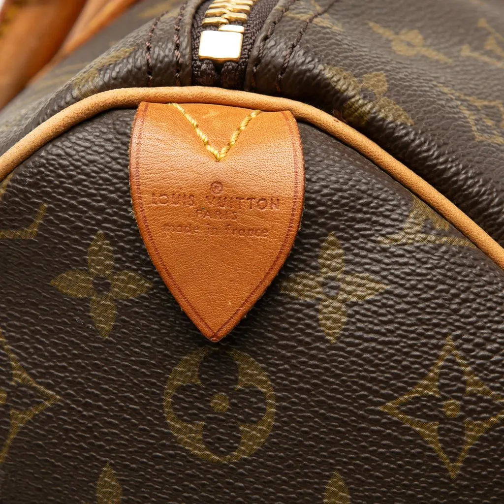 Louis Vuitton Monogram Speedy 35 Brown Canvas Good - Box View