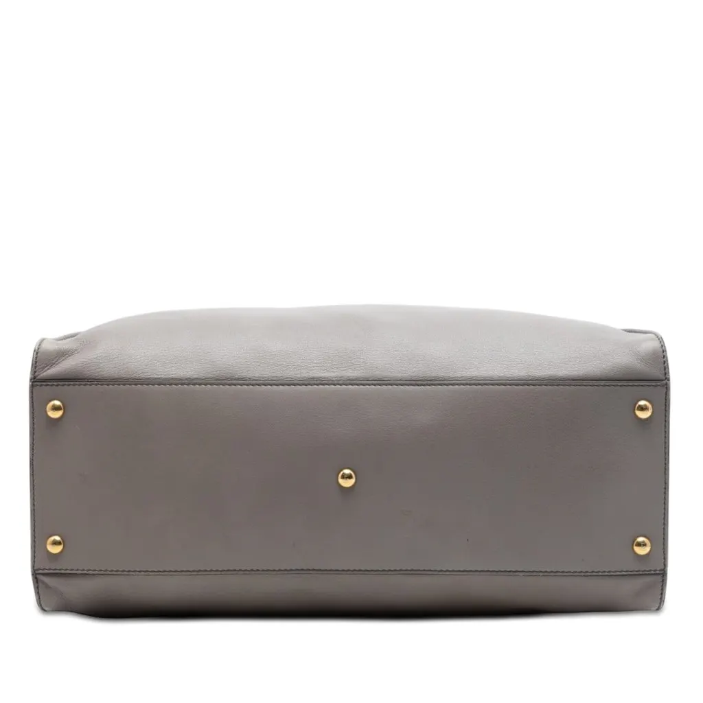 Fendi Large Calfskin Peekaboo Iconic Satchel MultiColor Leather Very good - Inside View