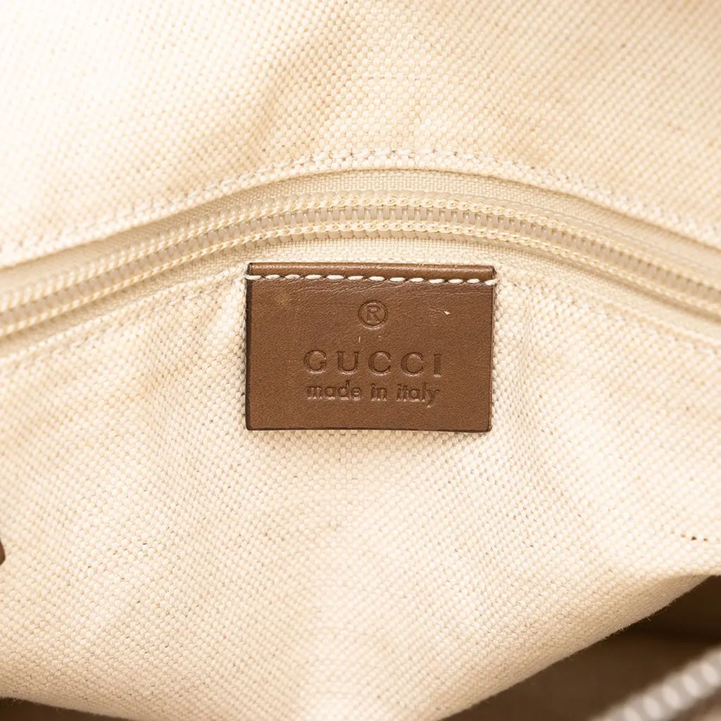 Gucci Diamante Coated Canvas Zip Crossbody Beige Canvas Very good - Box View