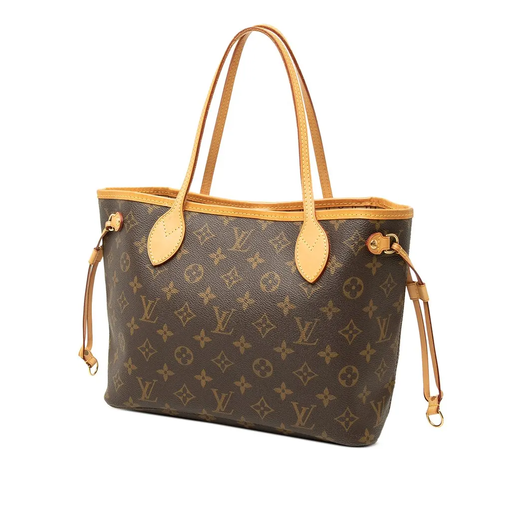 Louis Vuitton Monogram Neverfull PM Brown Canvas Very good - Back View