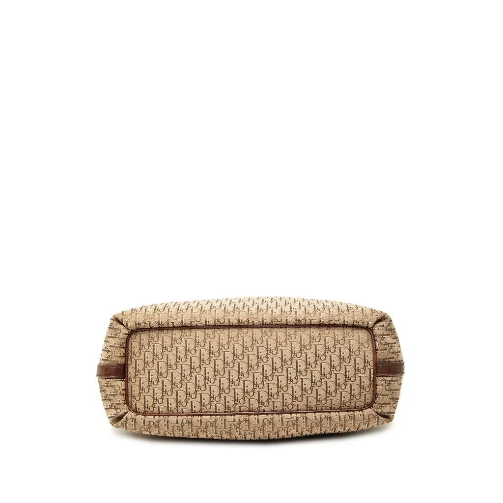 Dior Diorissimo Trotter Canvas Tote Beige Canvas Good - Inside View