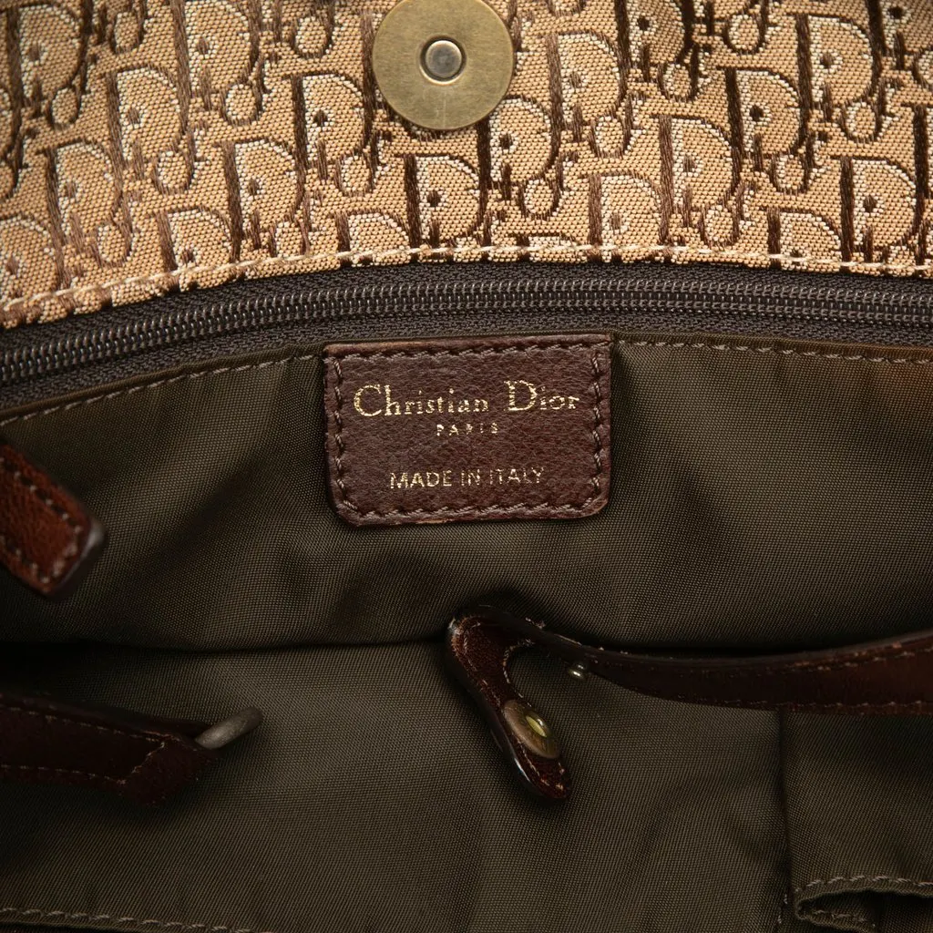 Dior Diorissimo Trotter Canvas Tote Beige Canvas Good - Box View