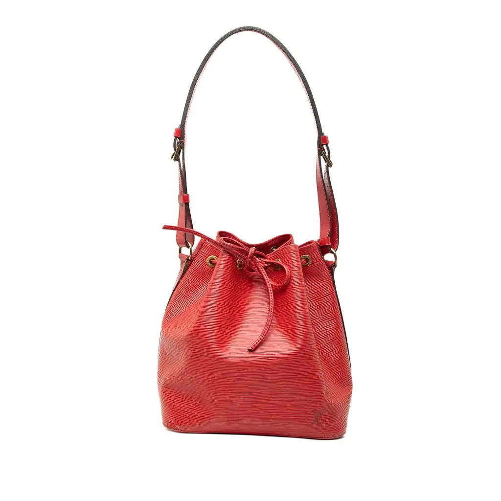 Louis Vuitton Epi Petit Noe Red Leather Very good - Front View