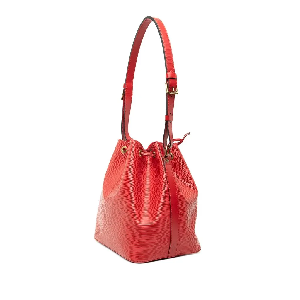 Louis Vuitton Epi Petit Noe Red Leather Very good - Back View