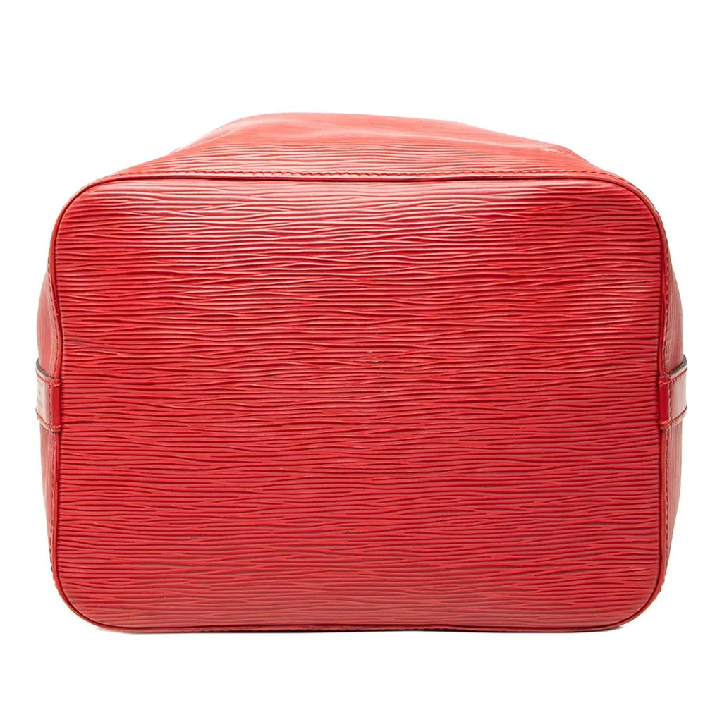 Louis Vuitton Epi Petit Noe Red Leather Very good - Inside View