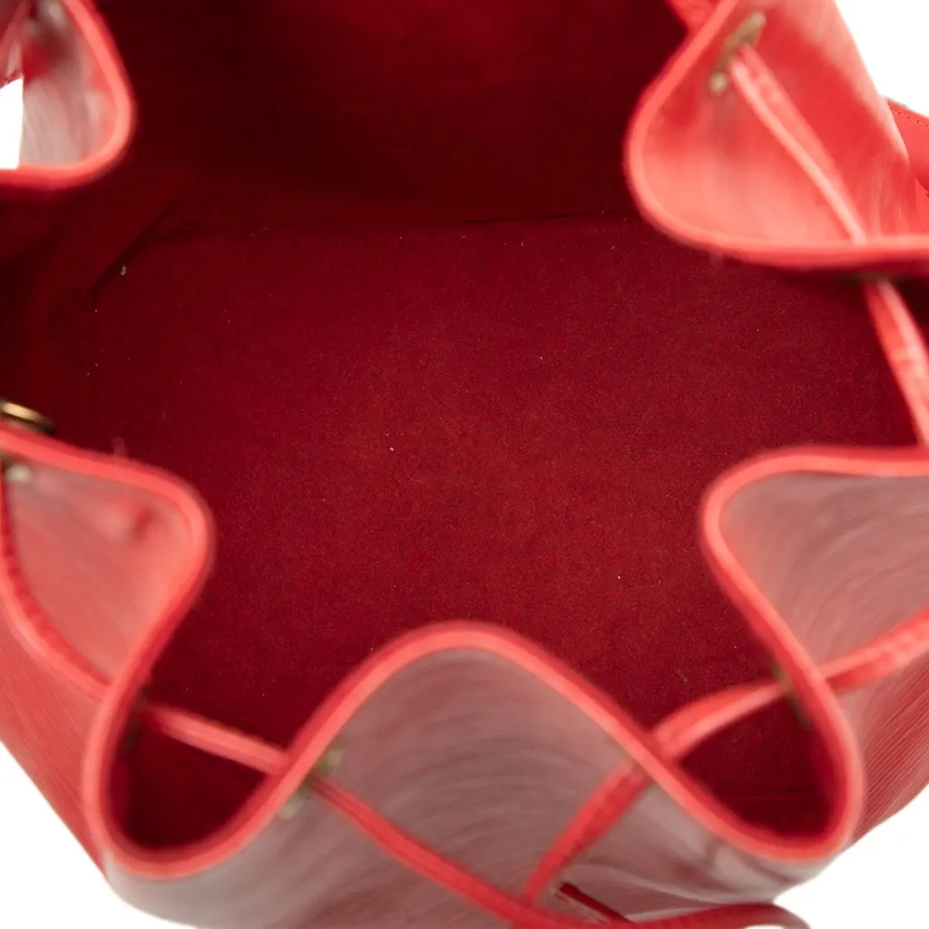Louis Vuitton Epi Petit Noe Red Leather Very good - Model View