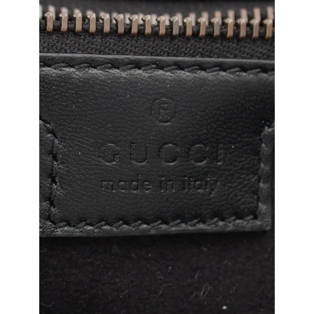 Gucci Medium GG Marmont GG Studded Matelasse Leather Shoulder Bag Black Leather Very good - Box View