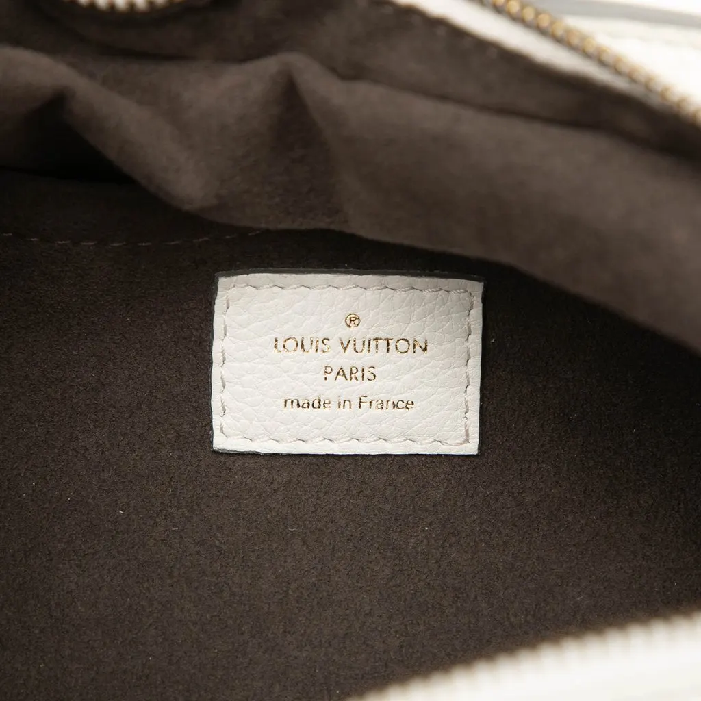 Louis Vuitton Monogram Mahina XS White Leather Very good - Box View