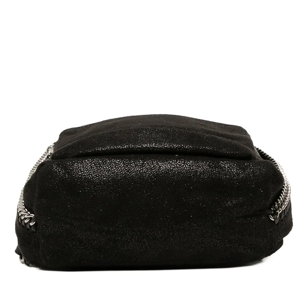 Stella McCartney Shaggy Deer Falabella Backpack Black Polyester Good - Inside View