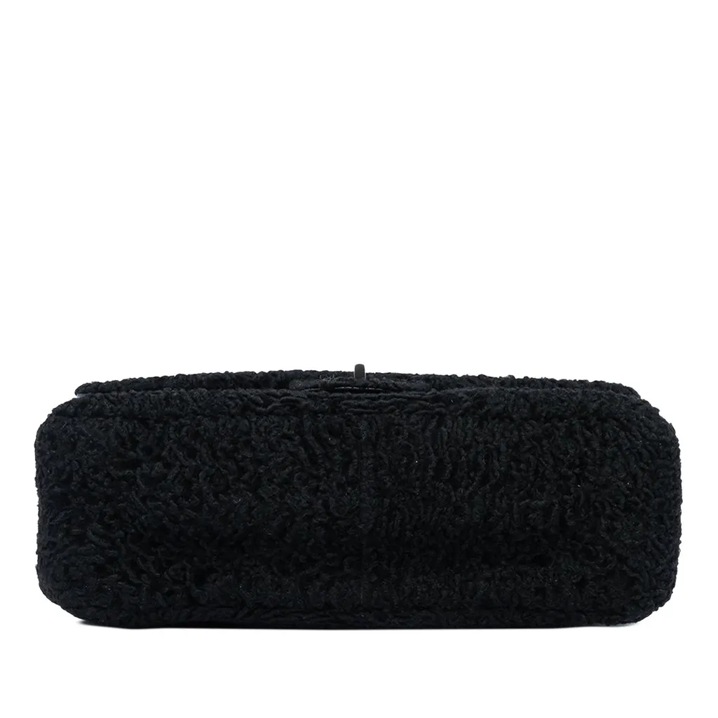 Chanel Boucle Wool Reissue 2.55 Double Flap 225 Black Very good - Inside View