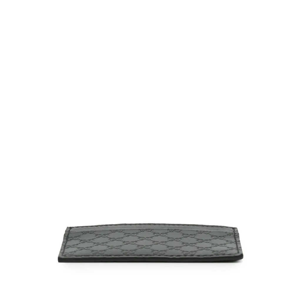 Gucci Microguccissima Card Holder Black Leather Very good - Inside View