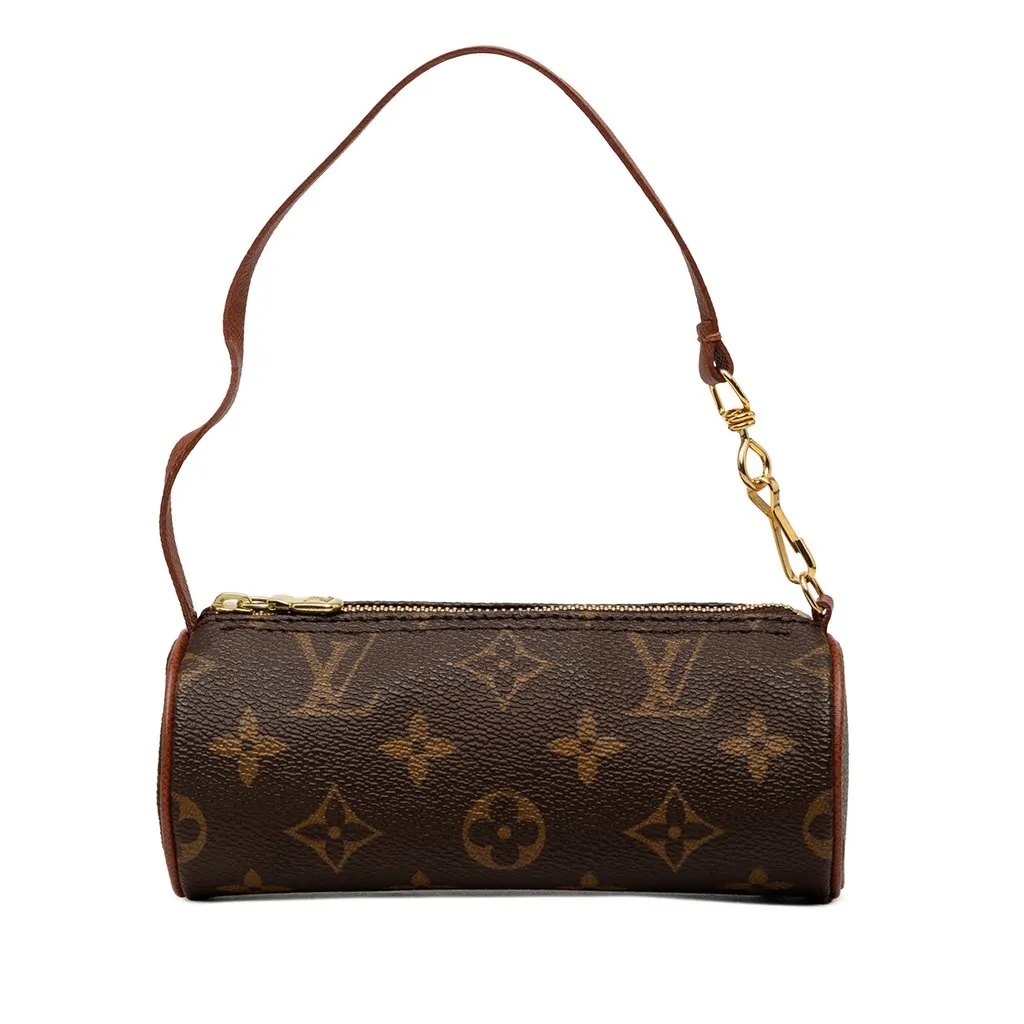 Louis Vuitton Monogram Papillon Pochette Brown Very good - Front View
