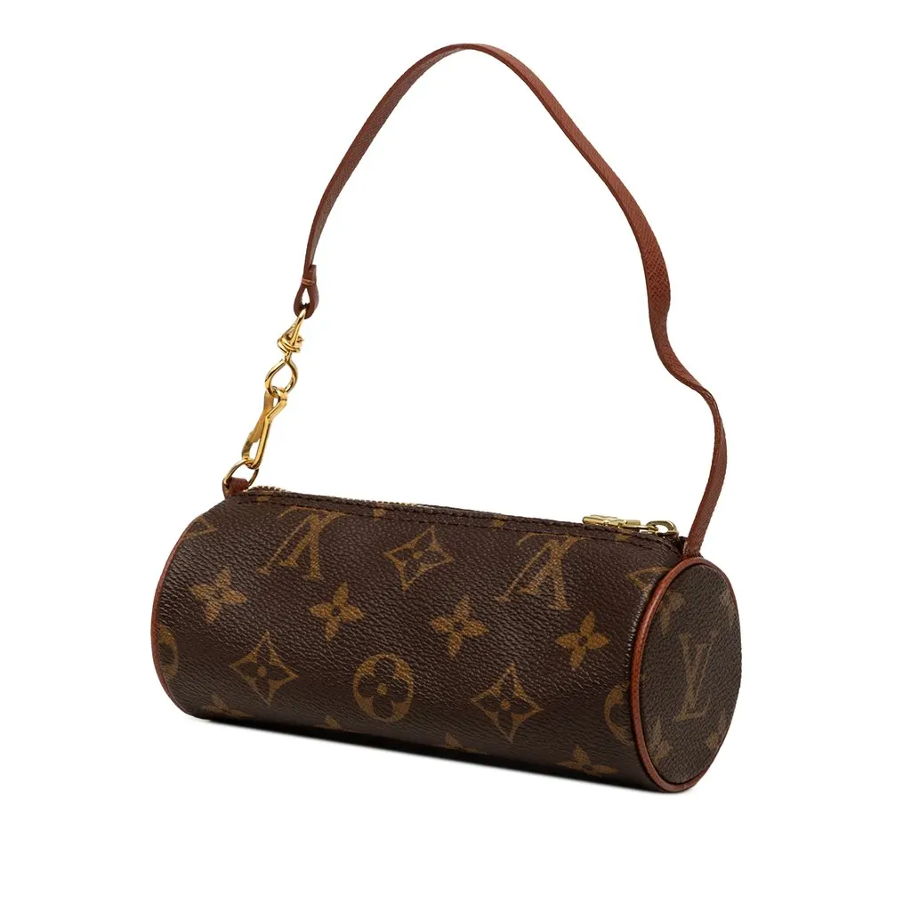 Louis Vuitton Monogram Papillon Pochette Brown Very good - Back View