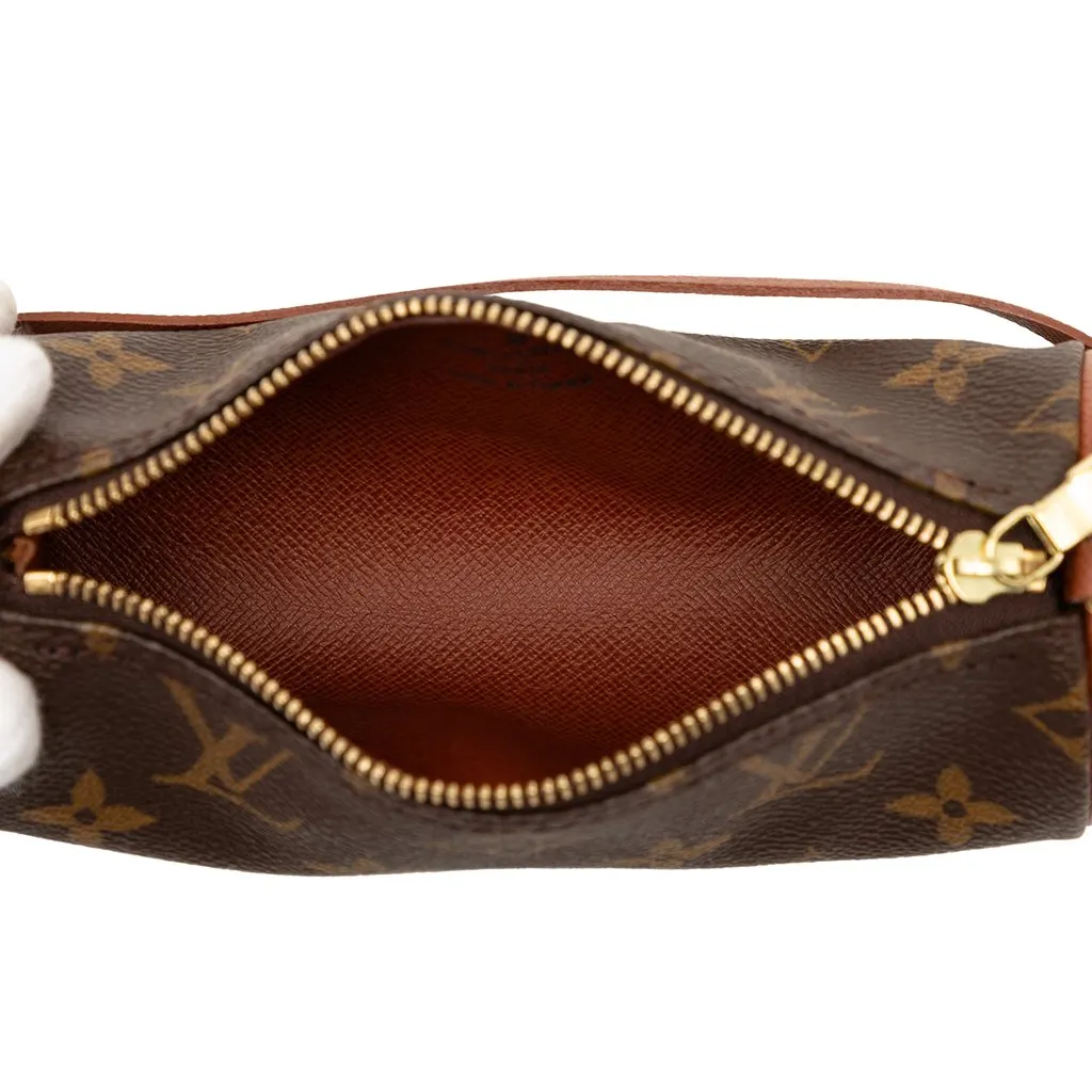 Louis Vuitton Monogram Papillon Pochette Brown Very good - Model View