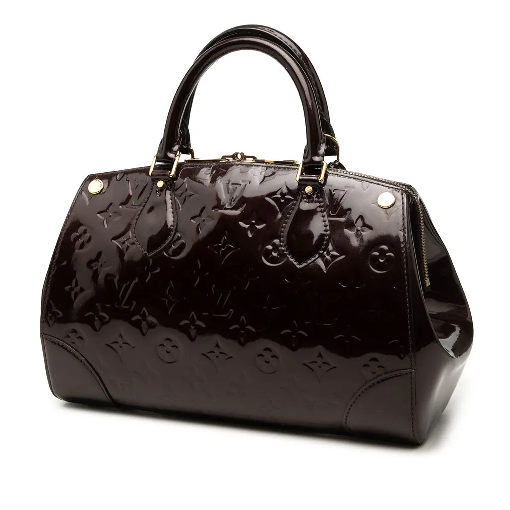 Louis Vuitton Monogram Vernis Santa Monica Purple Leather Very good - Back View