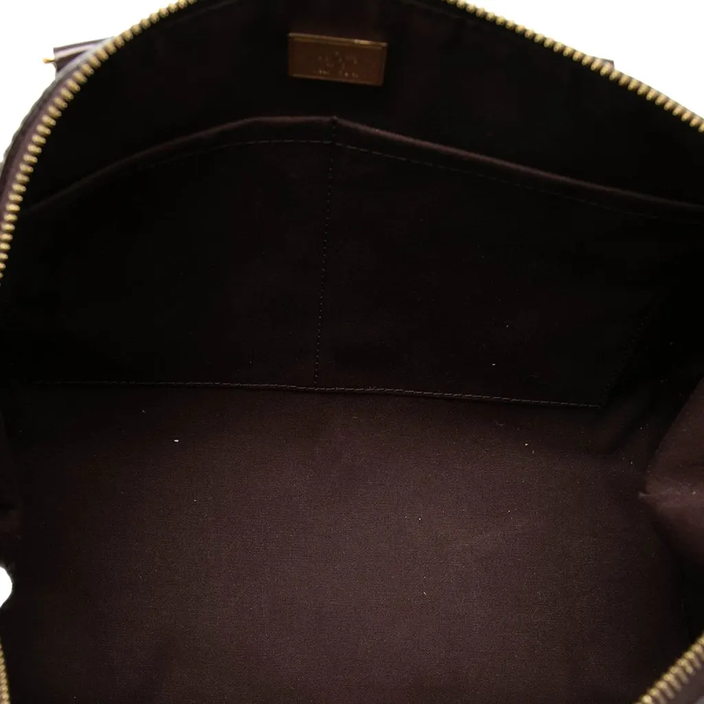 Louis Vuitton Monogram Vernis Santa Monica Purple Leather Very good - Model View