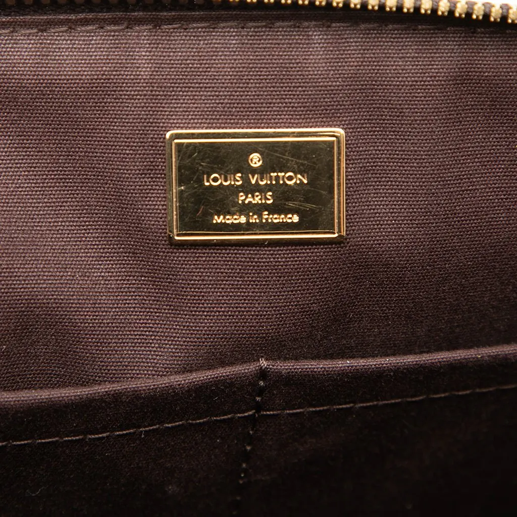 Louis Vuitton Monogram Vernis Santa Monica Purple Leather Very good - Box View