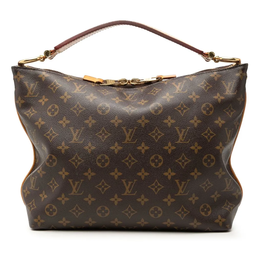 Louis Vuitton Monogram Sully PM Brown Canvas Very good - Front View