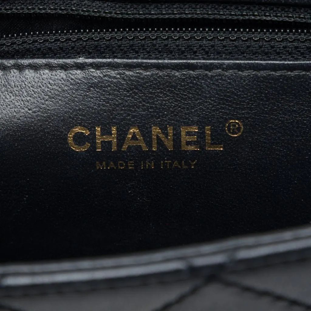 Chanel Mini Sheepskin Beauty Lock Flap Black Leather Good - Box View