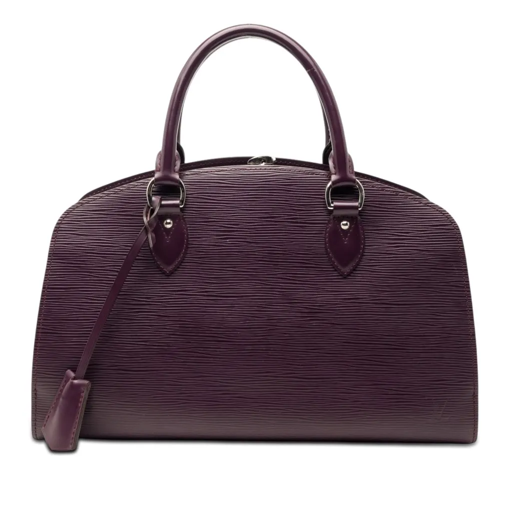Louis Vuitton Epi Jasmine Purple Leather Very good - Front View