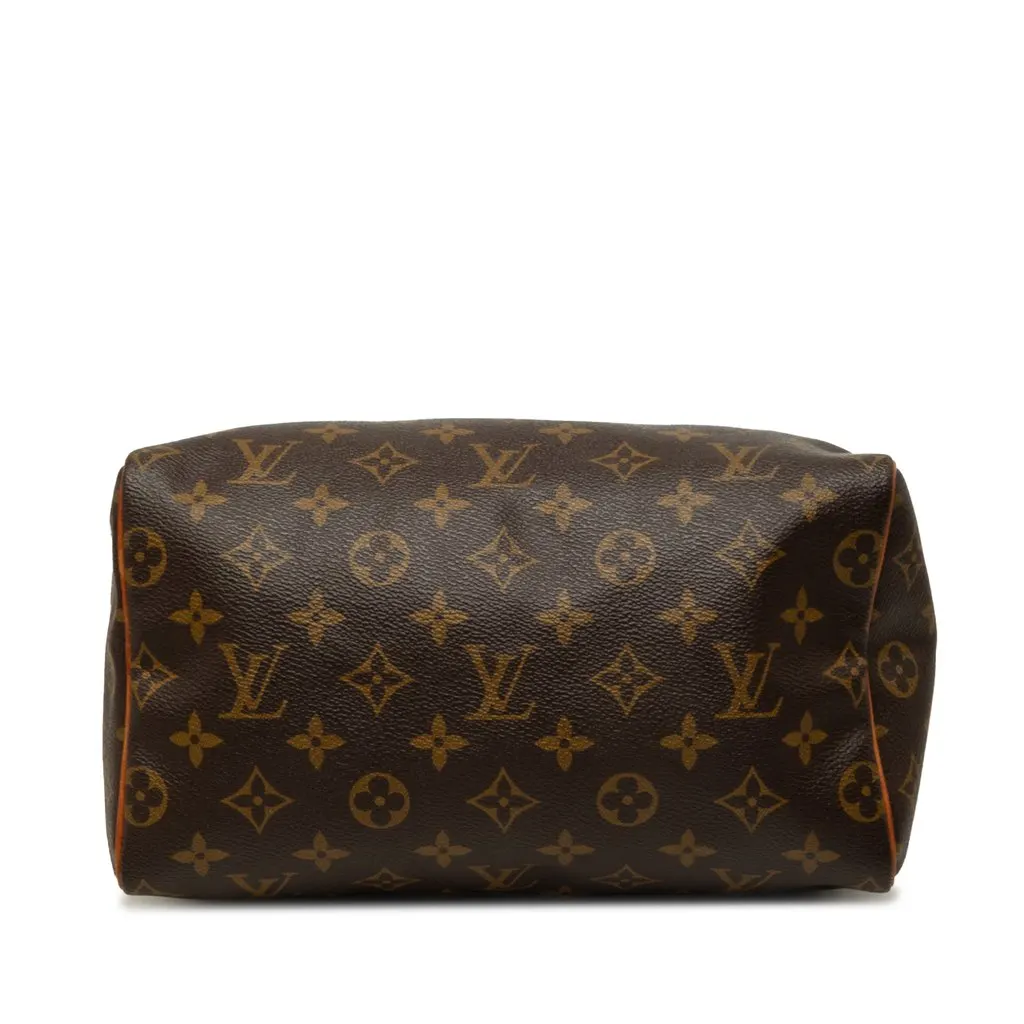 Louis Vuitton Monogram Speedy 25 Brown Canvas Good - Inside View