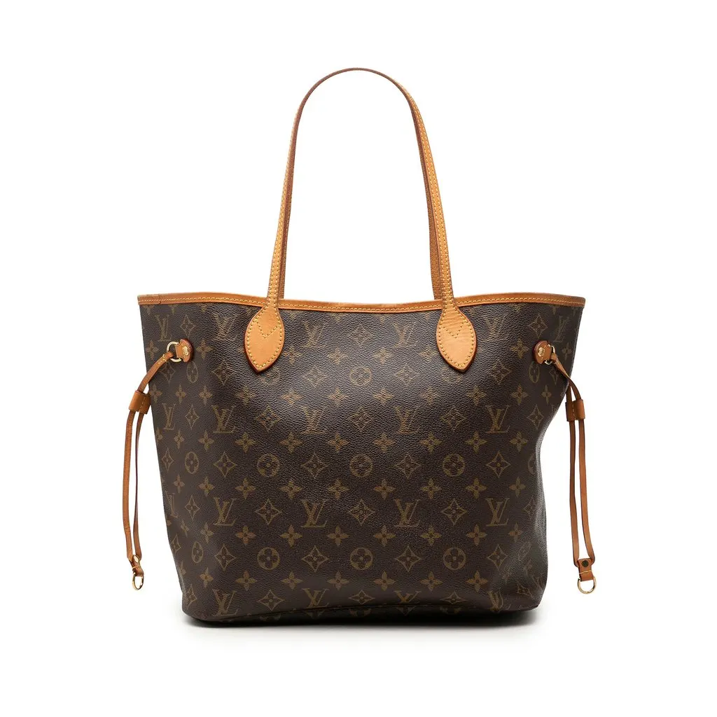 Louis Vuitton Monogram Neverfull MM Brown Very good - Front View