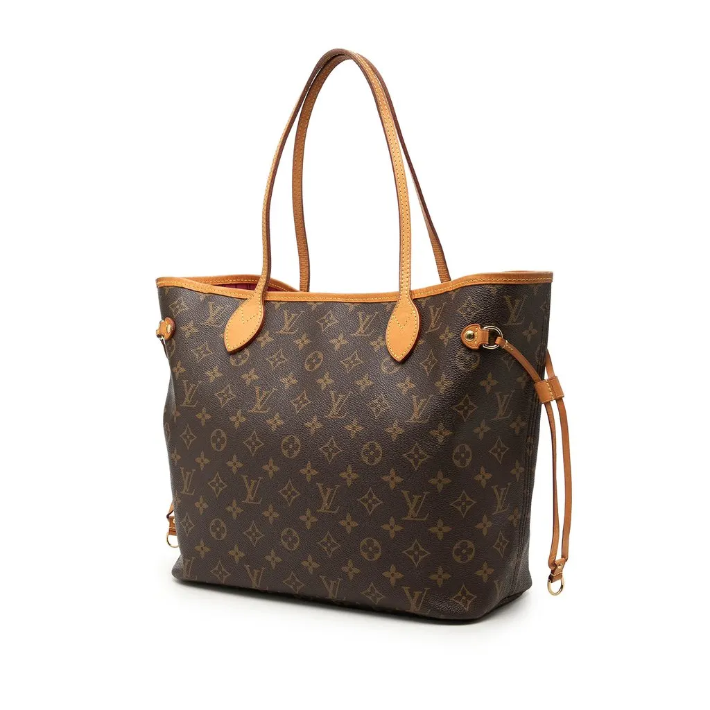 Louis Vuitton Monogram Neverfull MM Brown Very good - Back View