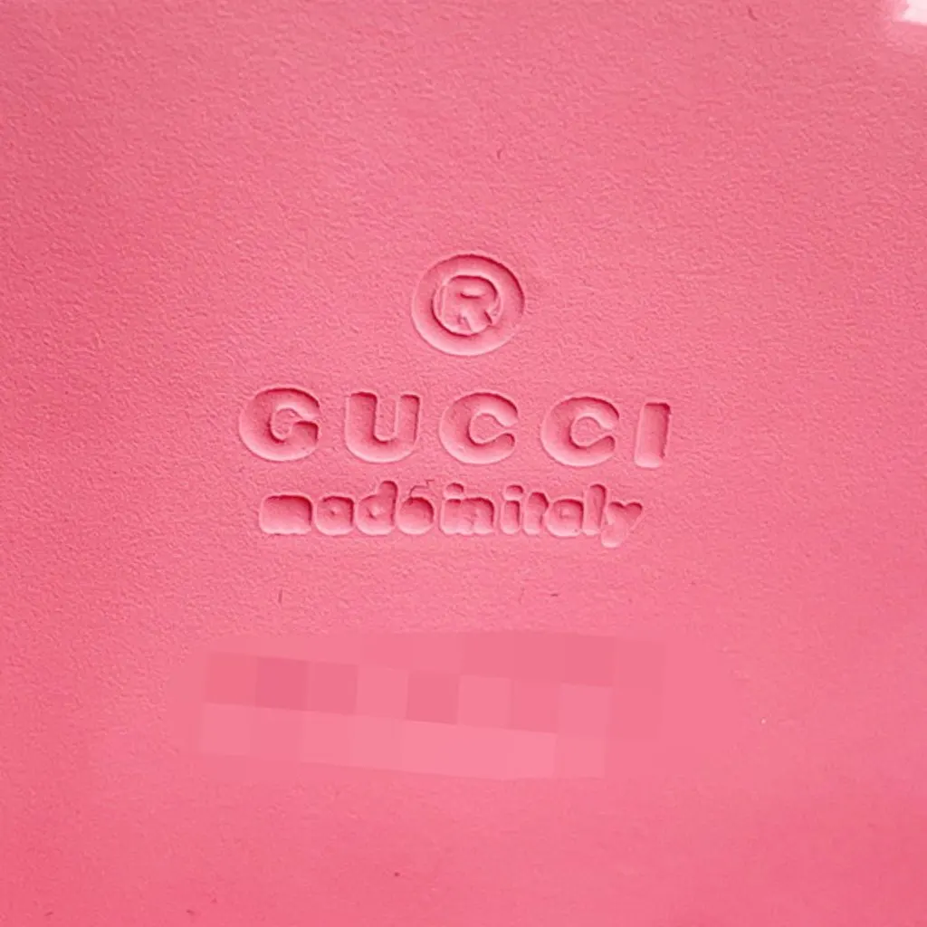 Gucci Kids GG Rubber Tote Pink Polyester Good - Box View