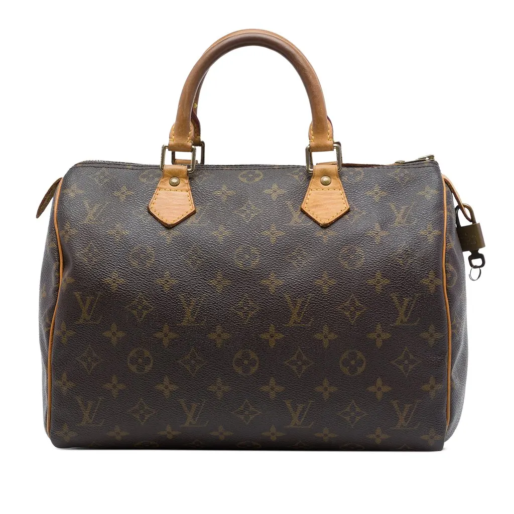 Louis Vuitton Monogram Speedy 30 Brown Very good - Front View