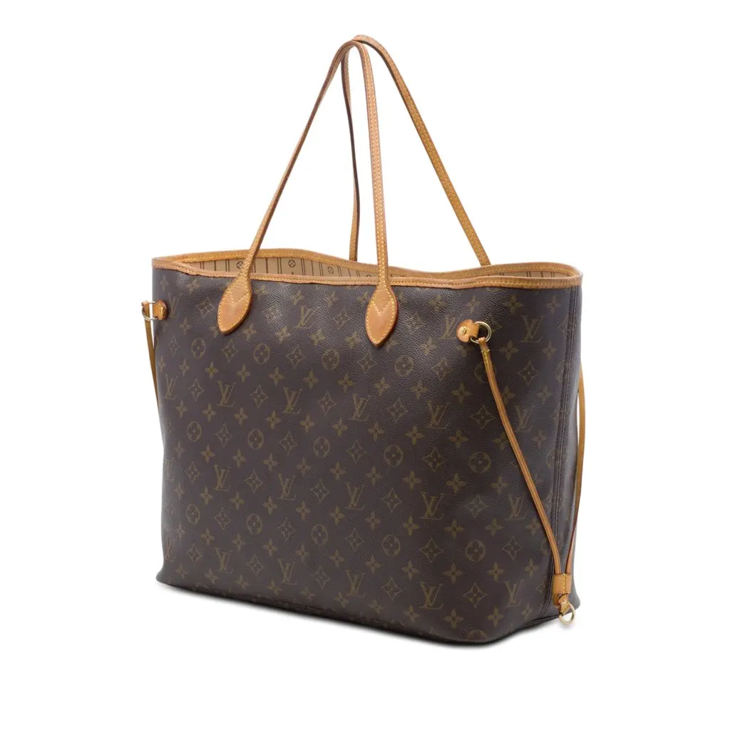 Louis Vuitton Monogram Neverfull GM Brown Very good - Back View