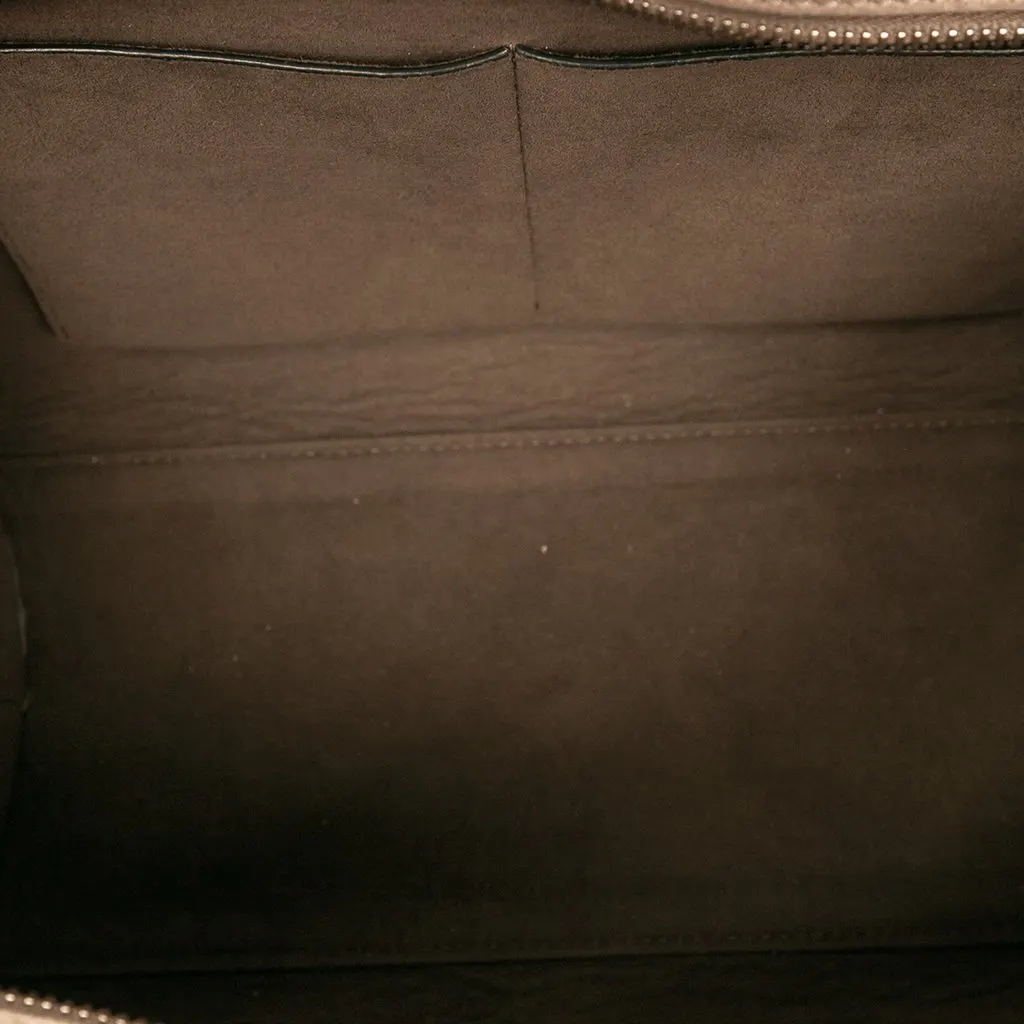 Fendi Medium Bicolor Calfskin and Suede 3Jours Satchel Black Leather Very good - Model View