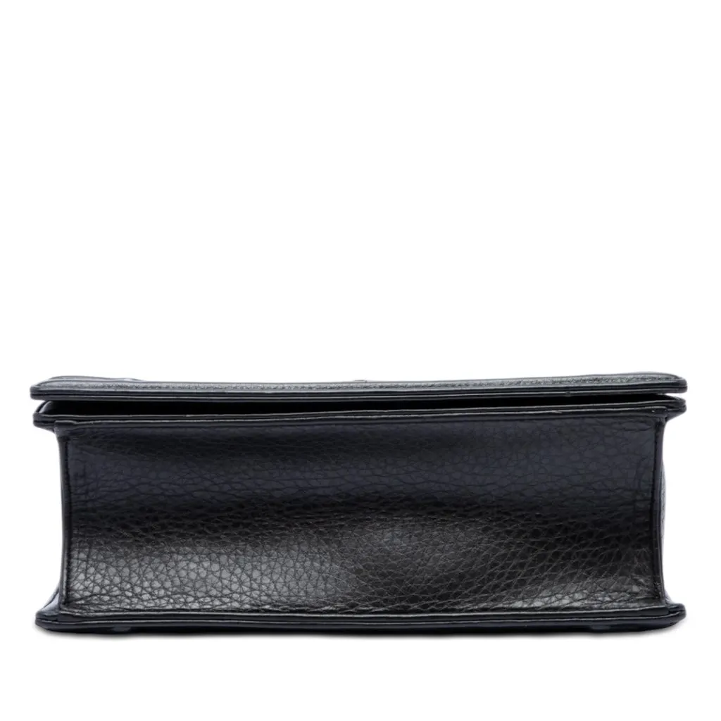 Dior Medium Calfskin Diorama Flap Black Leather Very good - Inside View