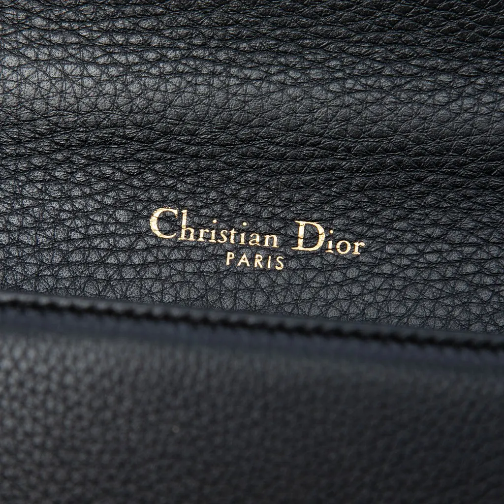 Dior Medium Calfskin Diorama Flap Black Leather Very good - Box View