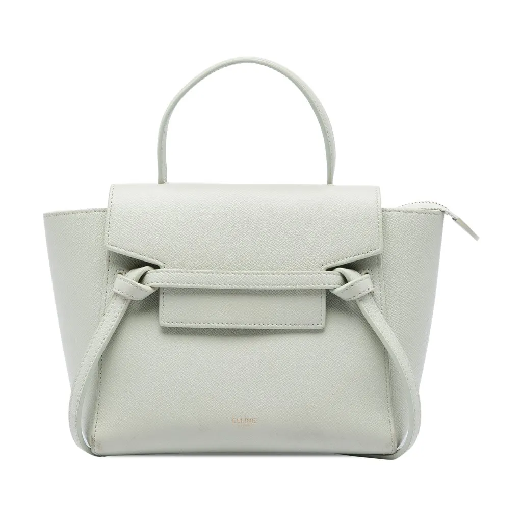Celine Nano Grained Calfskin Belt Bag MultiColor Leather Very good - Front View