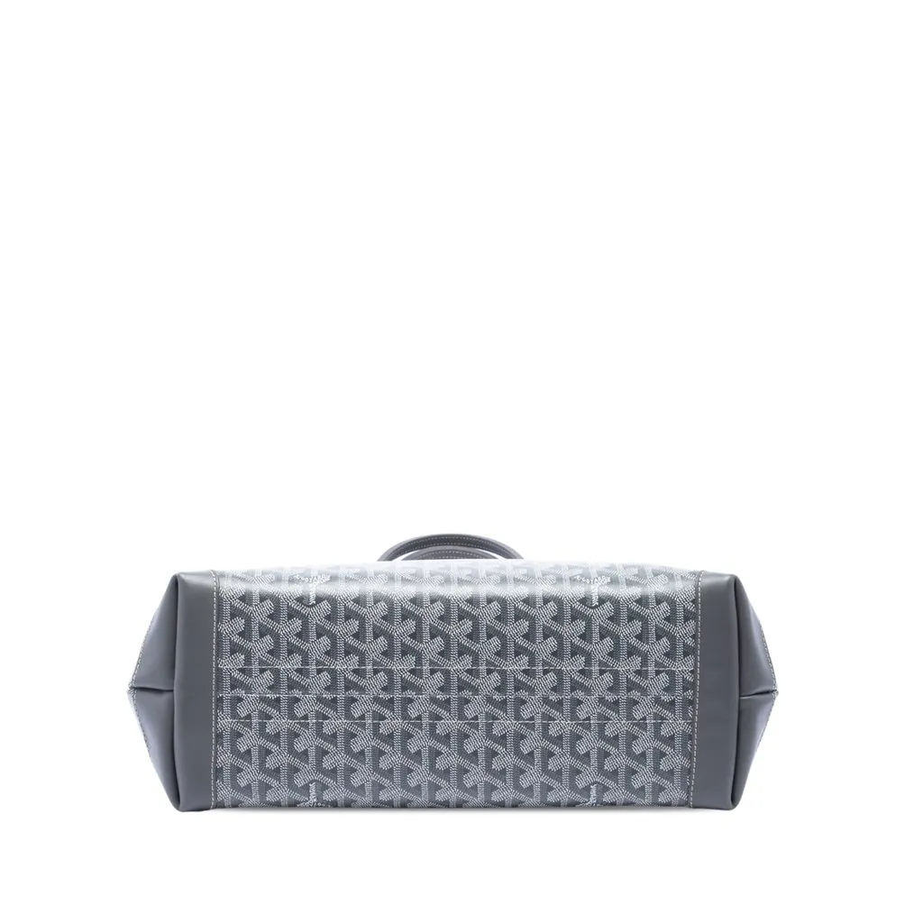 Goyard Goyardine Bellechasse PM Grey Canvas Good - Inside View