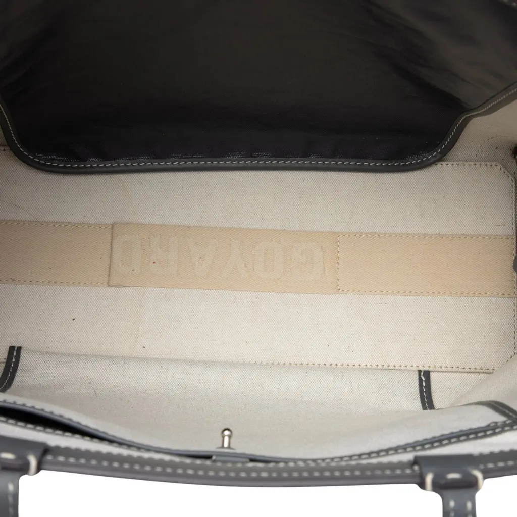 Goyard Goyardine Bellechasse PM Grey Canvas Good - Model View