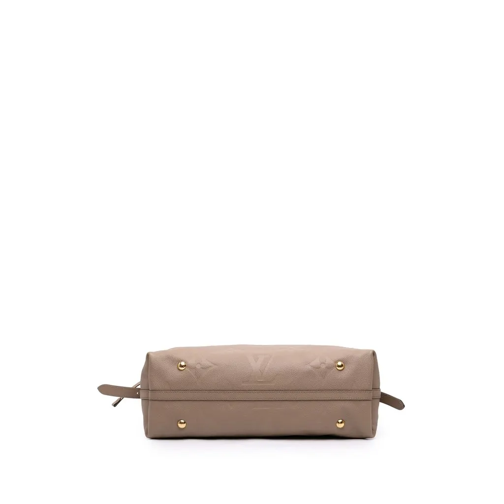 Louis Vuitton Monogram Empreinte CarryAll MM Brown Leather Very good - Inside View