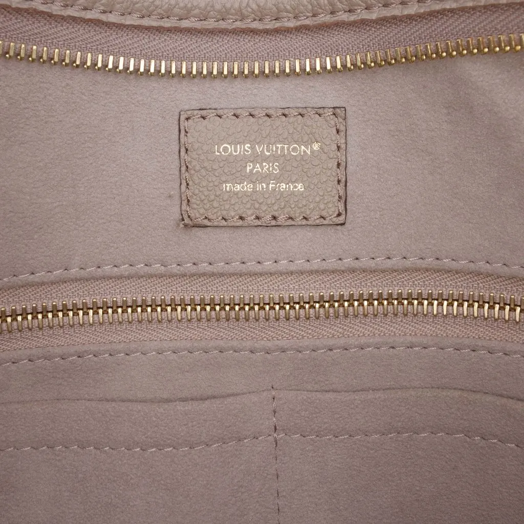 Louis Vuitton Monogram Empreinte CarryAll MM Brown Leather Very good - Box View