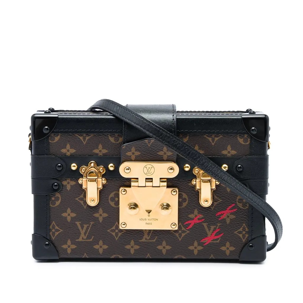 Louis Vuitton Monogram Petite Malle Brown Very good - Front View