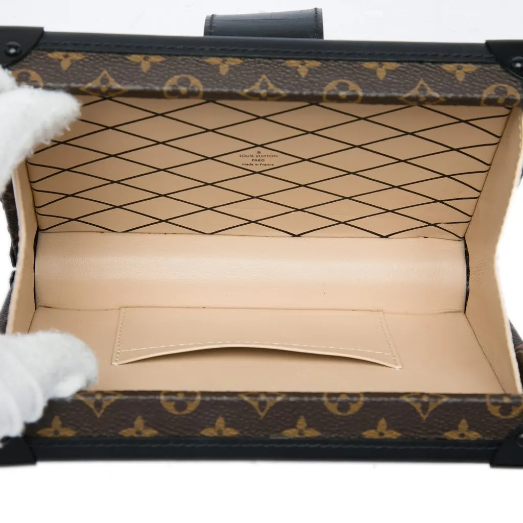Louis Vuitton Monogram Petite Malle Brown Very good - Model View