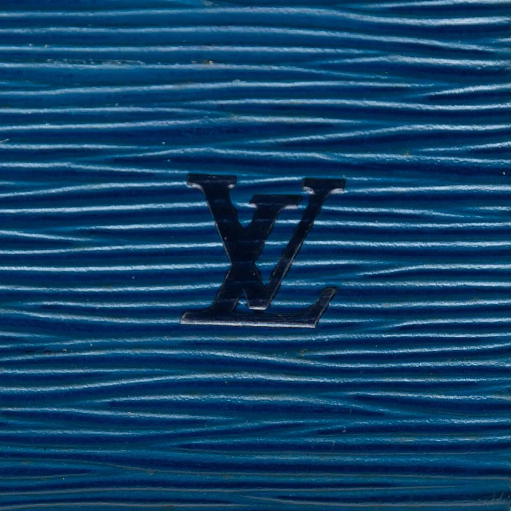 Louis Vuitton Epi Pochette Accessoires Blue Leather Very good - Box View