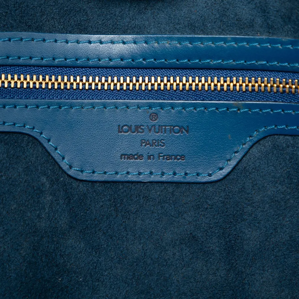 Louis Vuitton Epi Saint Jacques GM Long Strap Blue Leather Very good - Box View