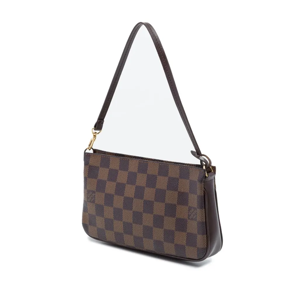Louis Vuitton Damier Ebene Pochette Accessoires Brown Canvas Very good - Back View