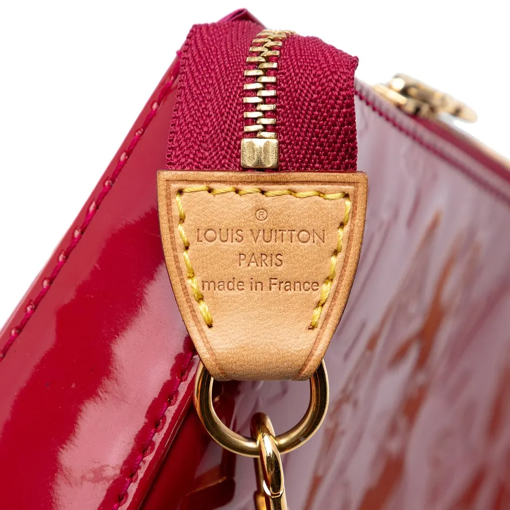 Louis Vuitton Monogram Vernis Pochette Accessoires Red Leather Very good - Box View