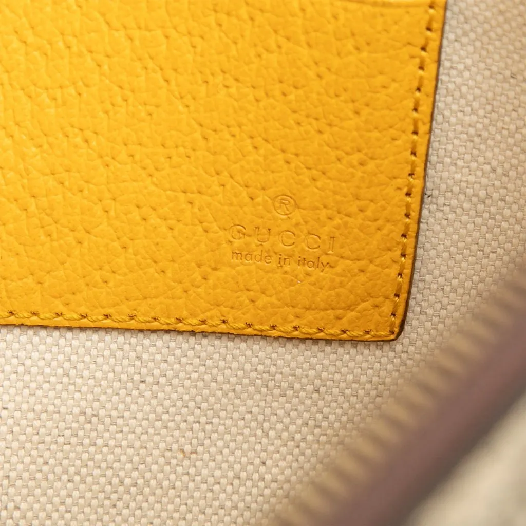 Gucci GG Supreme Neo Vintage Clutch Beige Canvas Good - Box View