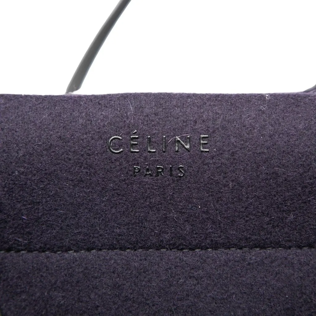 Celine Medium Felt Phantom Luggage Tote Purple Very good - Box View