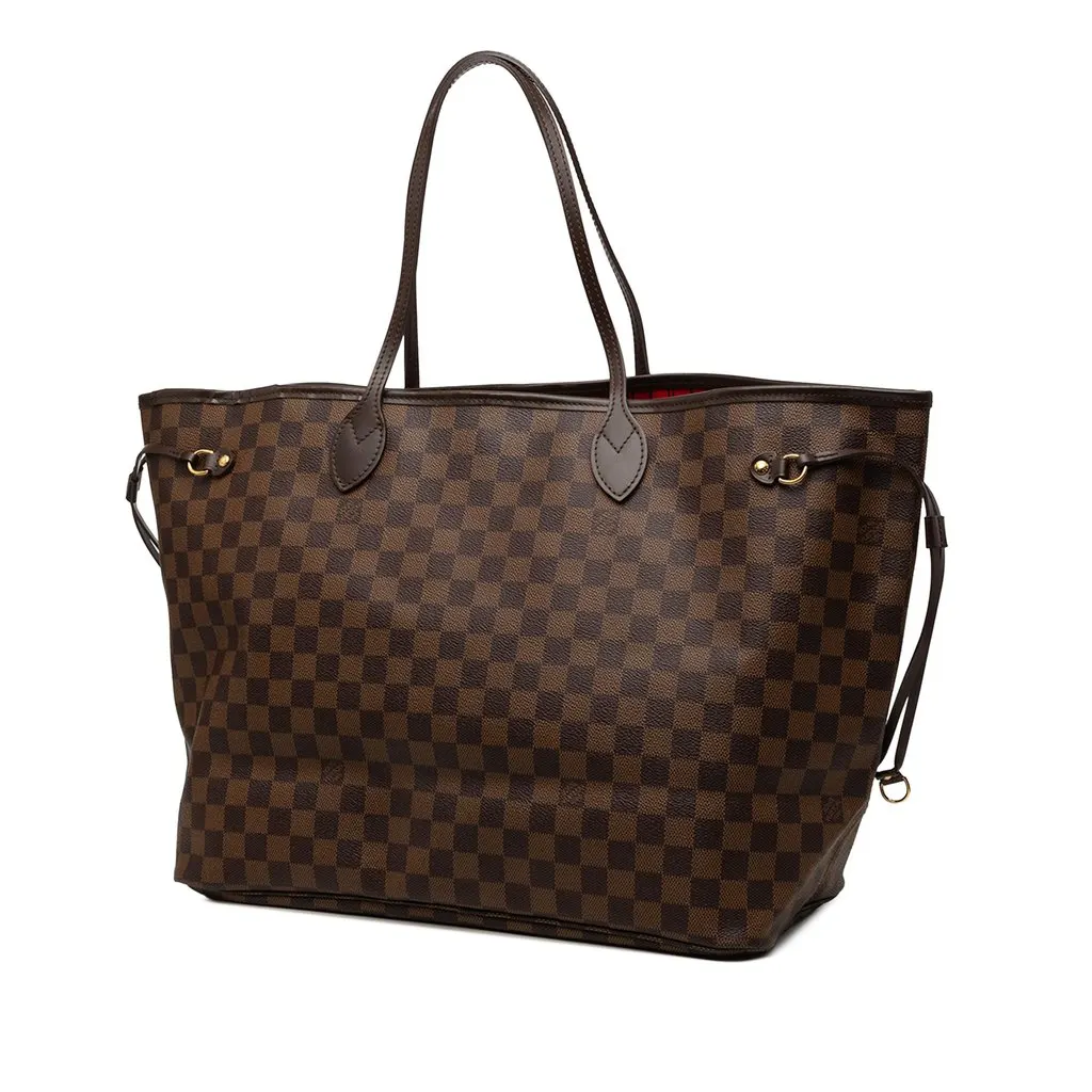 Louis Vuitton Damier Ebene Neverfull GM Brown Very good - Back View