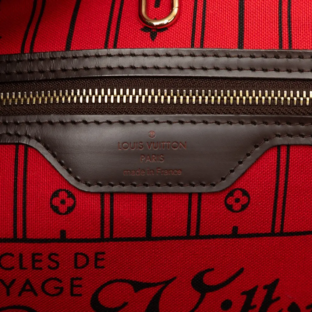 Louis Vuitton Damier Ebene Neverfull GM Brown Very good - Box View
