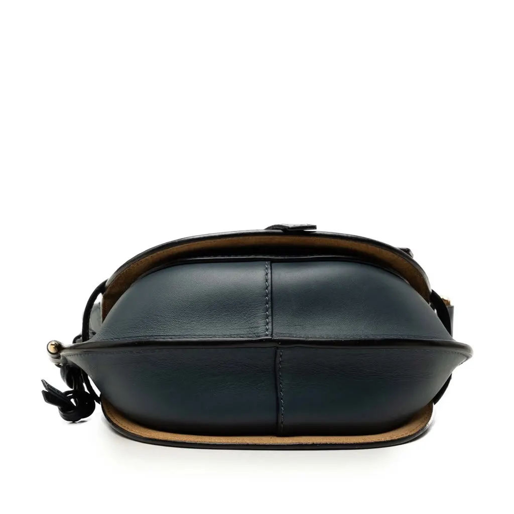 LOEWE Mini Soft Calfskin Gate Dual Bag Blue Leather Very good - Inside View