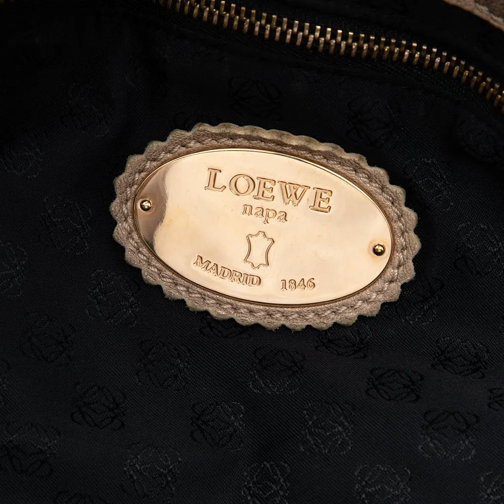 Loewe Metallic Nappa Aire Gold Leather Very good - Box View